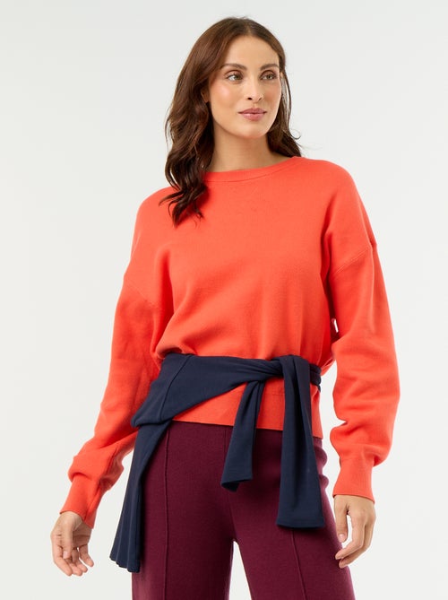 Pullover aus dicker Baumwolle - Kiabi