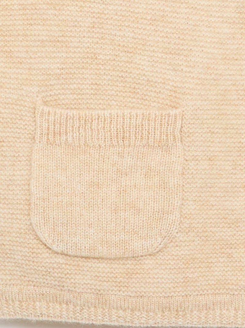 Pullover aus Wolle und Kaschmir - Premium Beige - Kiabi