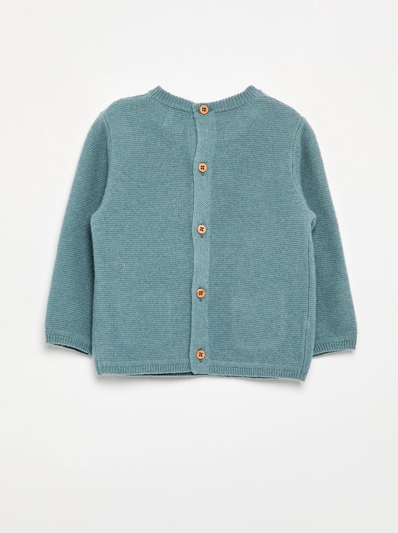 Pullover aus Wolle und Kaschmir – Premium Blau - Kiabi