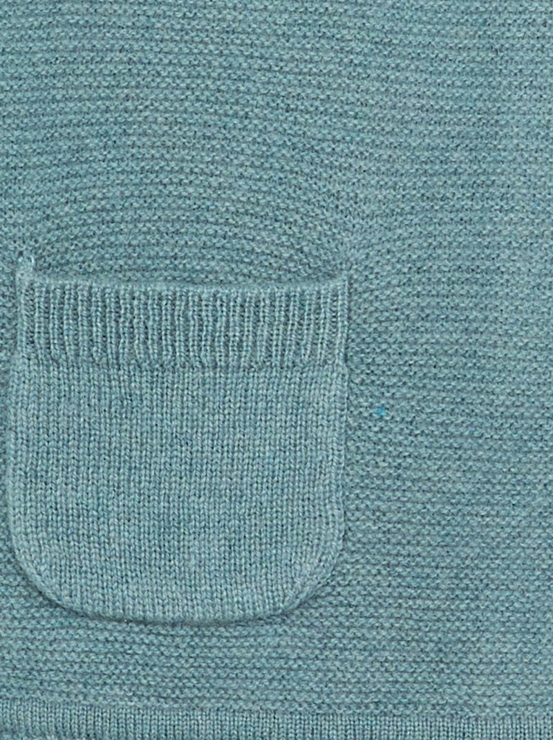 Pullover aus Wolle und Kaschmir – Premium Blau - Kiabi