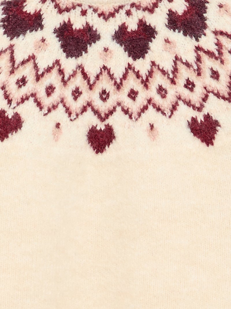 Pullover 'Minnie' 'Disney' mit Rundhalsausschnitt Blanc - Kiabi