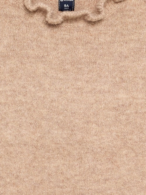 Pullover mit gewelltem Stehkragen - Kiabi