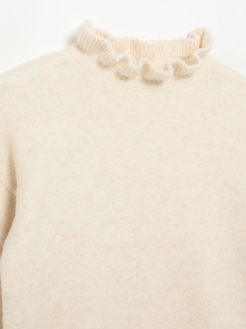 Pullover mit gewelltem Stehkragen - Kiabi