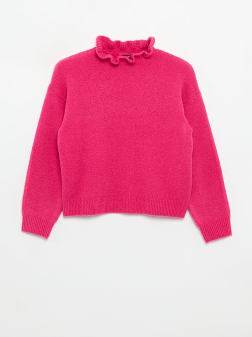 Pullover mit gewelltem Stehkragen - Kiabi