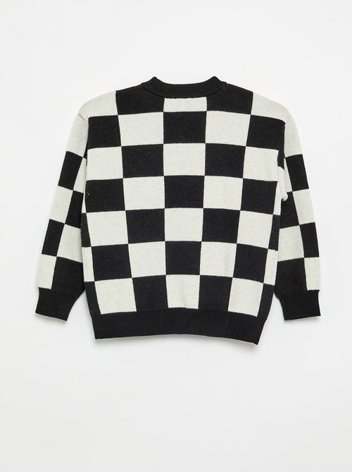 Pullover mit Karomuster - Kiabi