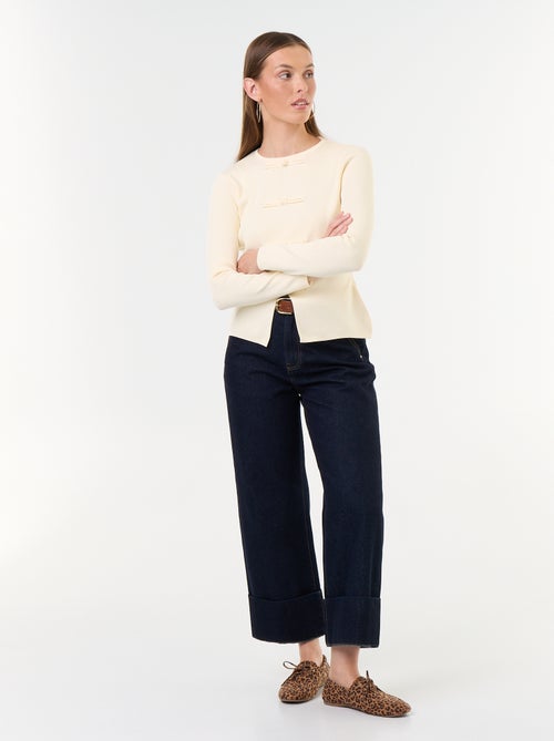 Pullover mit Mandarin-Details - Kiabi