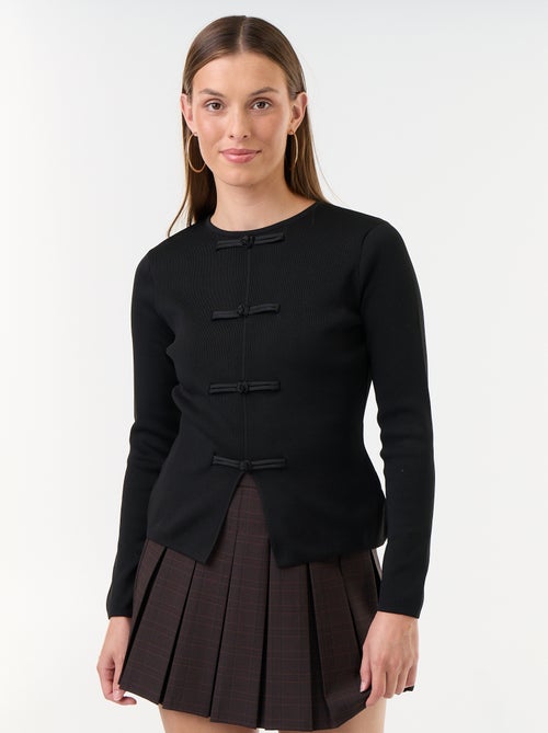 Pullover mit Mandarin-Details - Kiabi