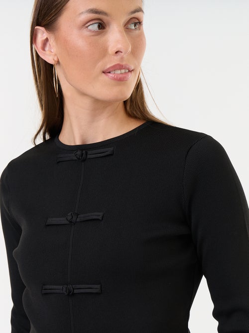 Pullover mit Mandarin-Details - Kiabi