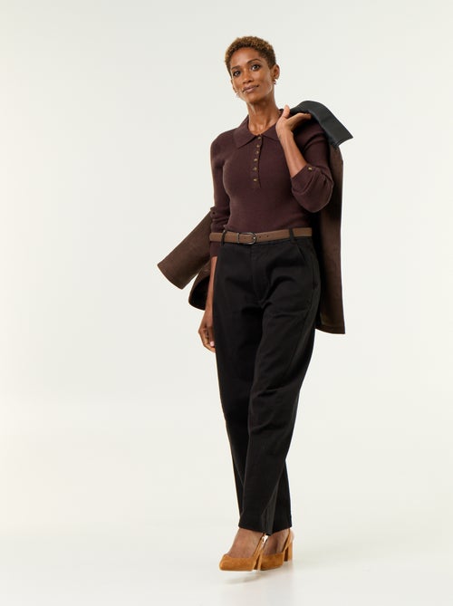 Pullover mit Polokragen - Kiabi Pullover mit Polokragen - Kiabi