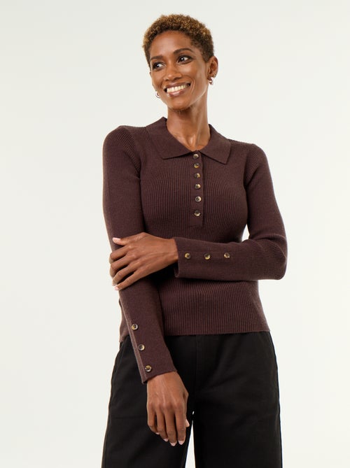Pullover mit Polokragen - Kiabi Pullover mit Polokragen - Kiabi