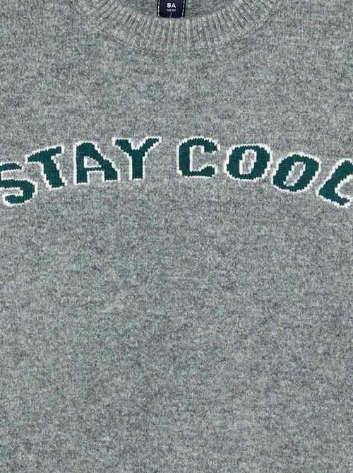 Pullover mit Spruch - Kiabi