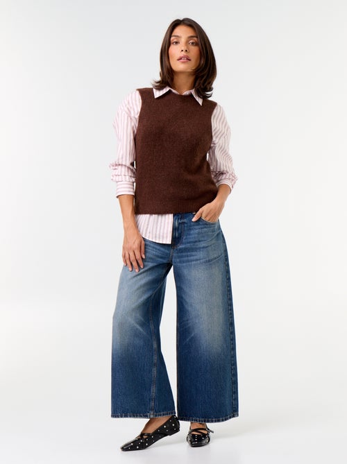 Pullover mohair senza maniche - Kiabi