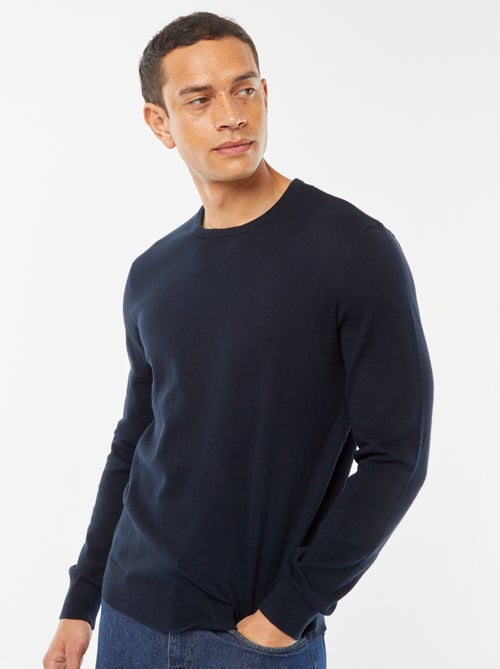 Pullover scollo tondo - Kiabi