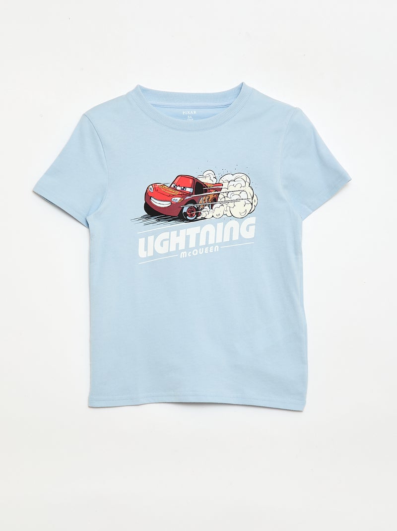 Pyjama 2 pièces 'Disney' 'Cars' short + T-shirt Bleu - Kiabi