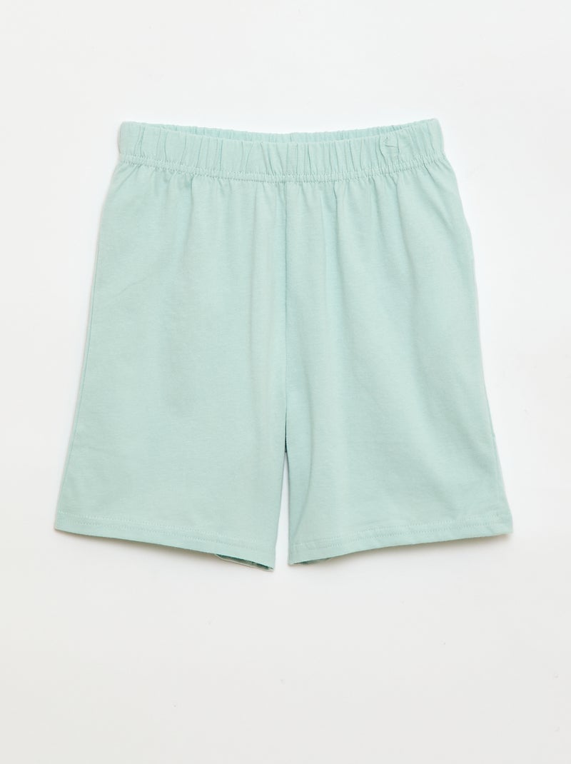 Pyjama 2 pièces 'Disney' short + T-shirt Blanc - Kiabi