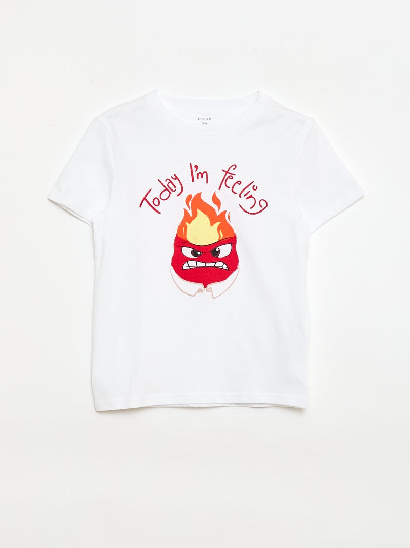 Pyjama 2 pièces 'Disney' short + T-shirt Blanc - Kiabi