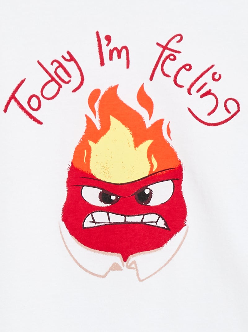 Pyjama 2 pièces 'Disney' short + T-shirt Blanc - Kiabi