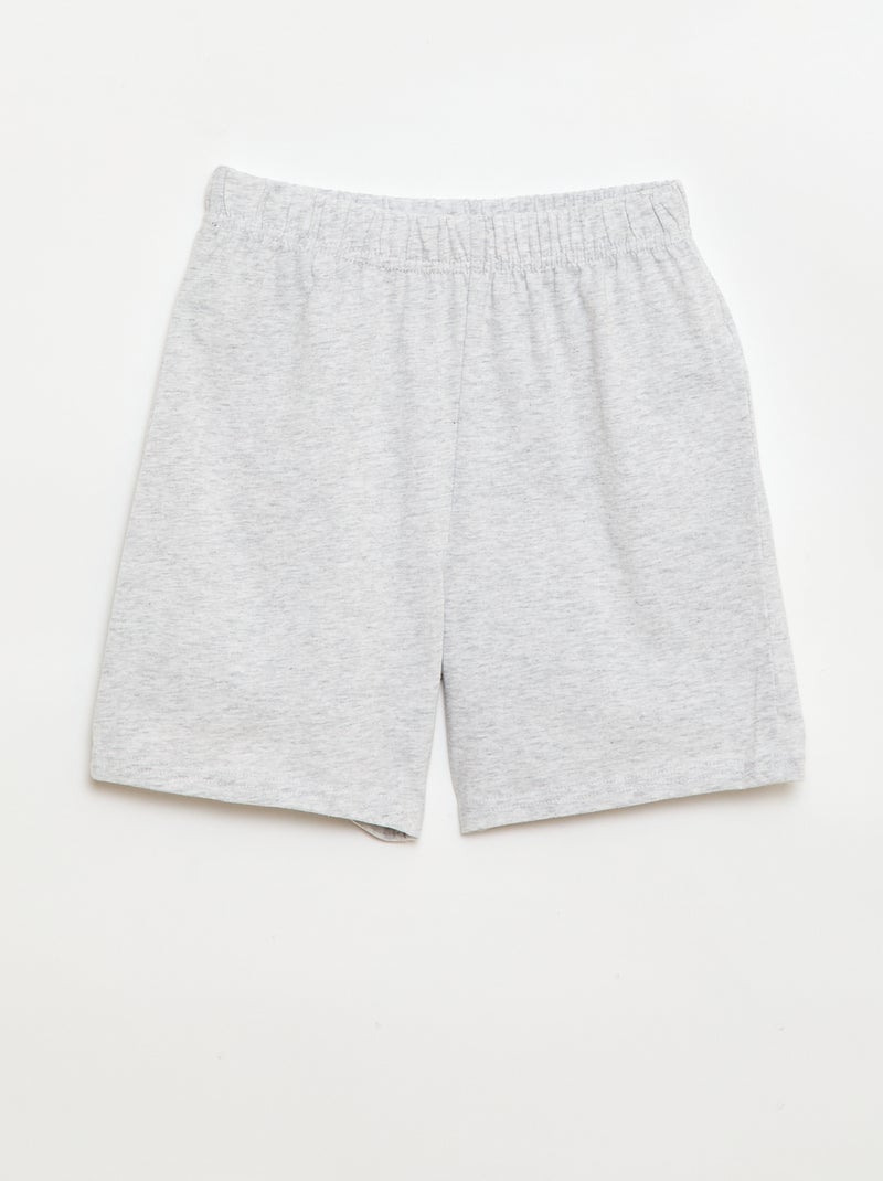 Pyjama 2 pièces 'Disney' short + T-shirt Blanc - Kiabi