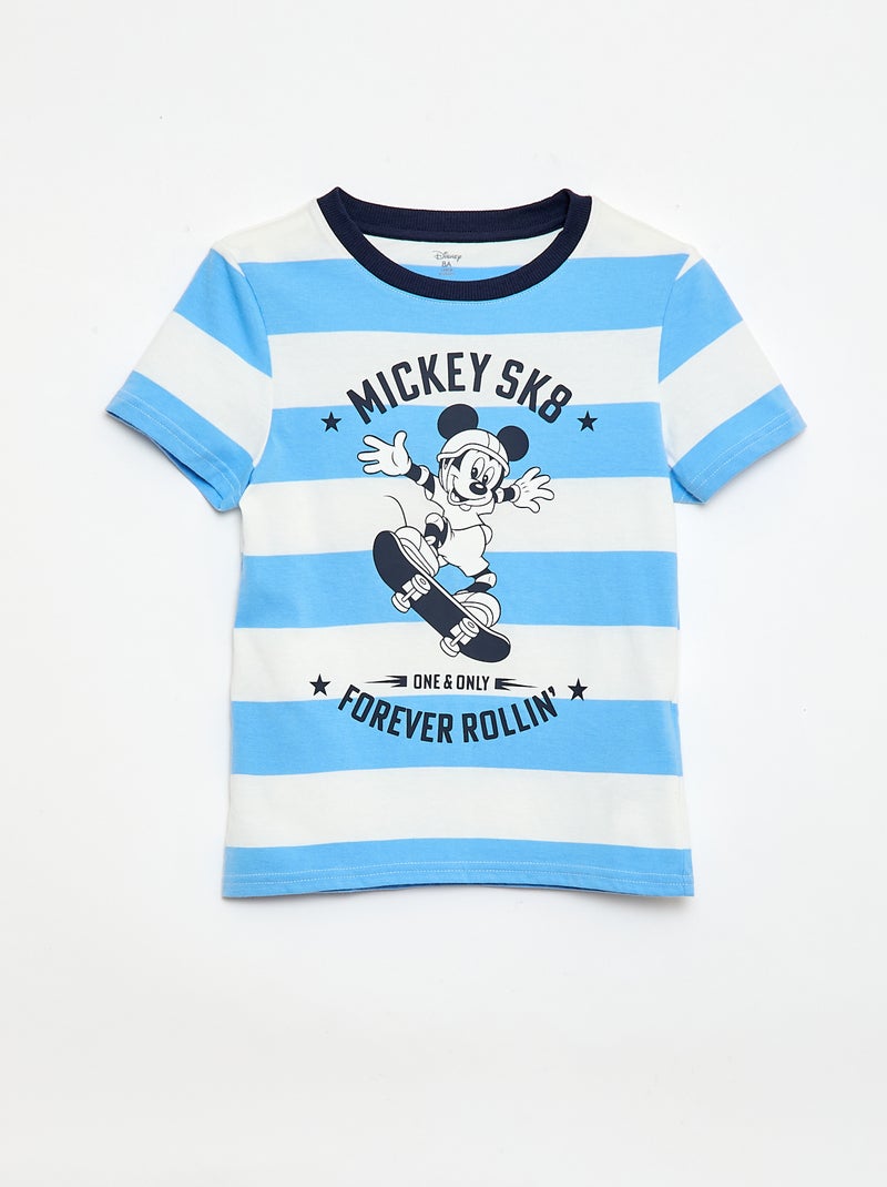 Pyjama 2 pièces 'Disney' short + T-shirt Bleu - Kiabi