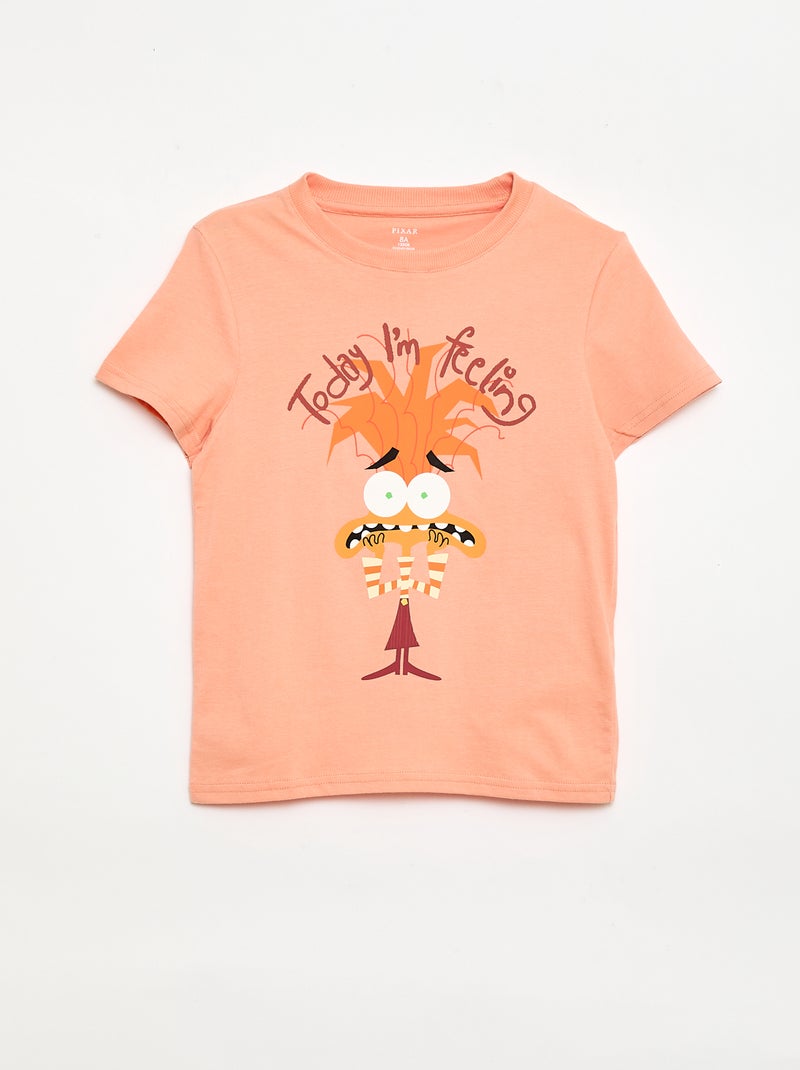 Pyjama 2 pièces 'Disney' short + T-shirt Orange - Kiabi