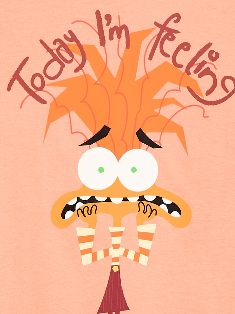 Pyjama 2 pièces 'Disney' short + T-shirt Orange - Kiabi