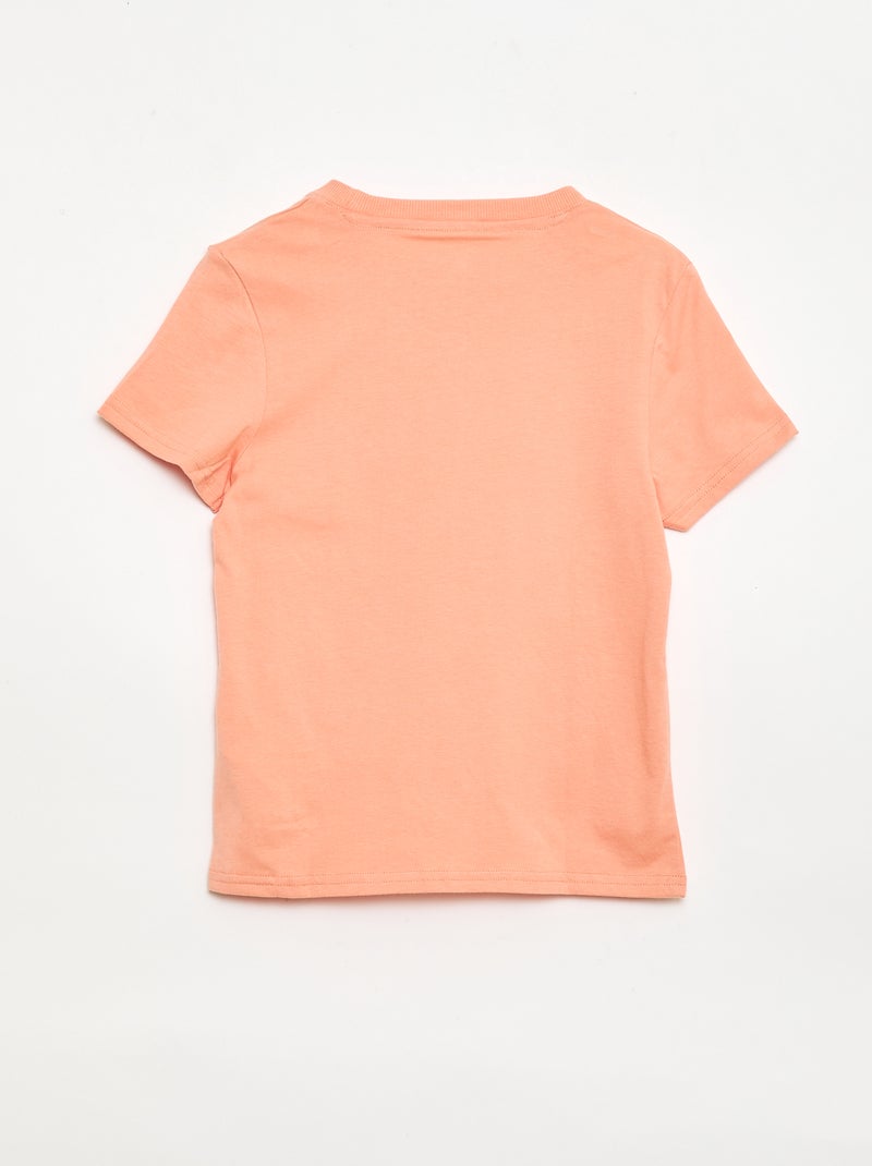 Pyjama 2 pièces 'Disney' short + T-shirt Orange - Kiabi