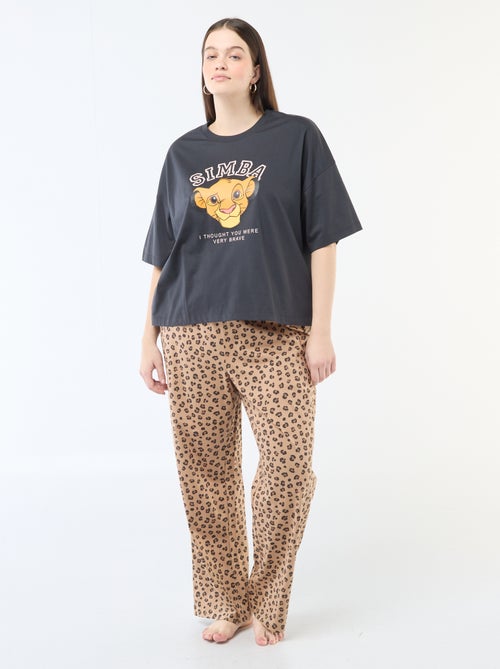 Pyjama 2 pièces 'Disney' 'Simba' - Kiabi