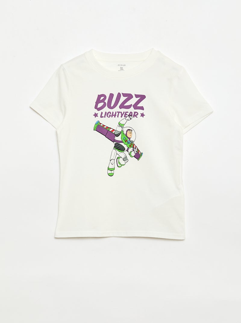 Pyjama 2 pièces 'Disney' 'Toy Story' short + T-shirt Blanc - Kiabi