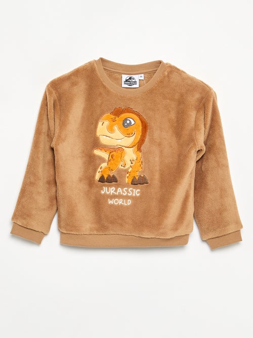 Pyjama 2 pièces 'Jurassic World' - T-shirt à manches longues + pantalon - Kiabi