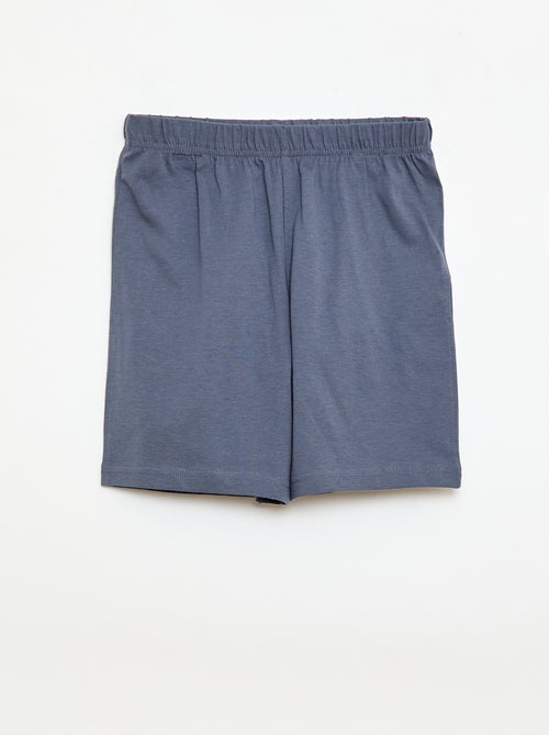 Pyjama 2 pièces short + T-shirt - Kiabi