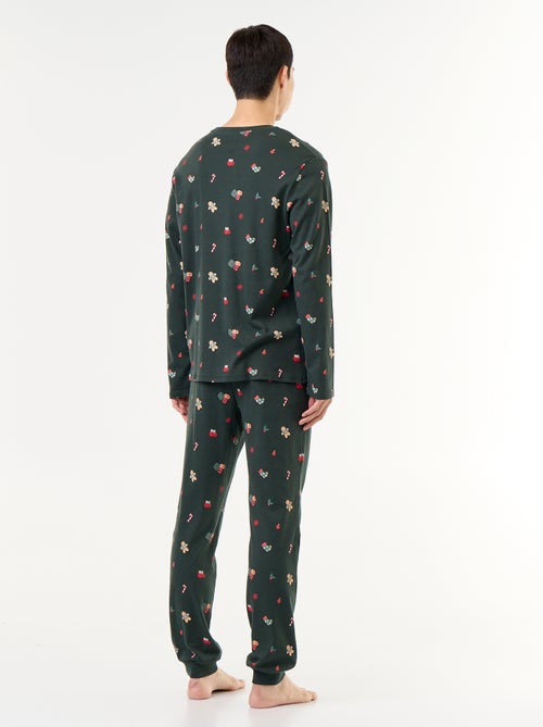 Pyjama 2 pièces t-shirt + pantalon 'Noël' - 2 pièces - Kiabi