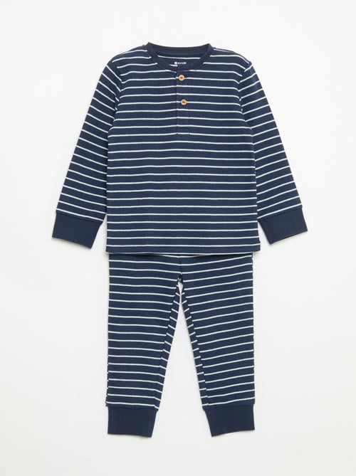 Pyjama 2-teilig - Langarm-T-Shirt + Hose - Kiabi Pyjama 2-teilig - Langarm-T-Shirt + Hose - Kiabi