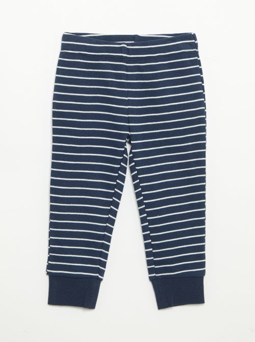 Pyjama 2-teilig - Langarm-T-Shirt + Hose - Kiabi Pyjama 2-teilig - Langarm-T-Shirt + Hose - Kiabi