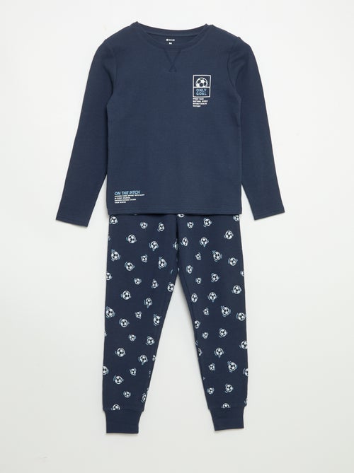 Pyjama 2-teilig – Langarm-T-Shirt + Hose - Kiabi