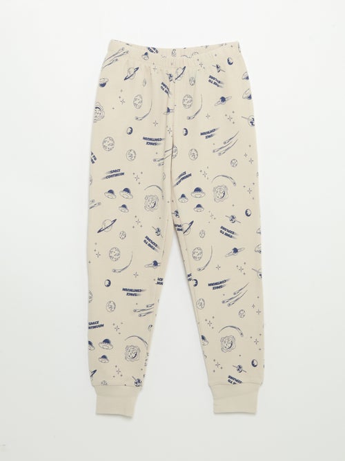 Pyjama 2-teilig – Langarm-T-Shirt + Hose - Kiabi