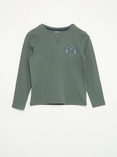 Pyjama 2-teilig – Langarm-T-Shirt + Hose - Kiabi