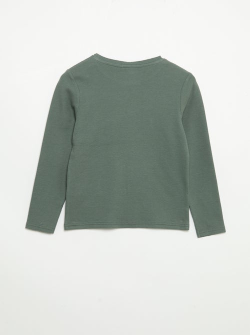 Pyjama 2-teilig – Langarm-T-Shirt + Hose - Kiabi