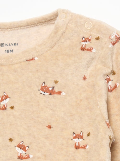 Pyjama 2-teilig – Sweatshirt + Hose - Kiabi Pyjama 2-teilig – Sweatshirt + Hose - Kiabi