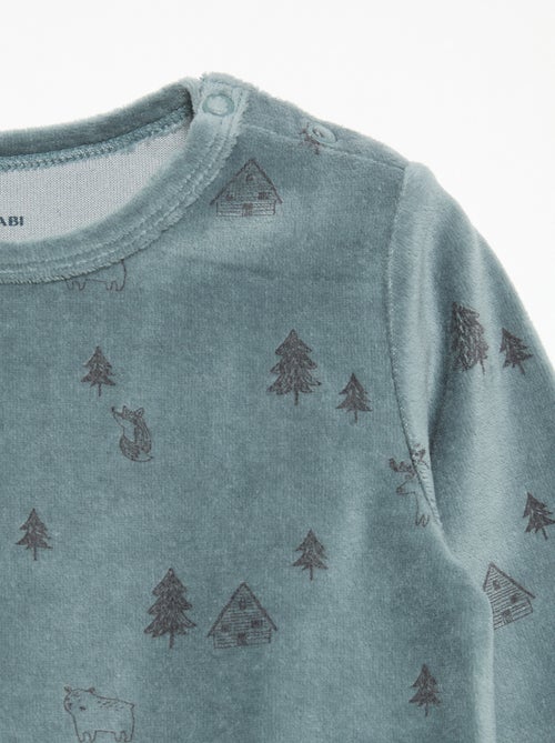 Pyjama 2-teilig – Sweatshirt + Hose - Kiabi Pyjama 2-teilig – Sweatshirt + Hose - Kiabi