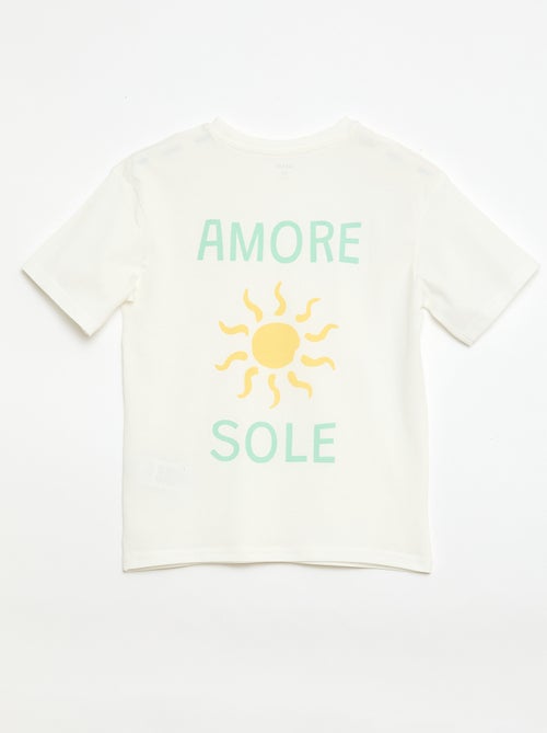 Pyjama court 2 pièces  Short + T-shirt - Kiabi