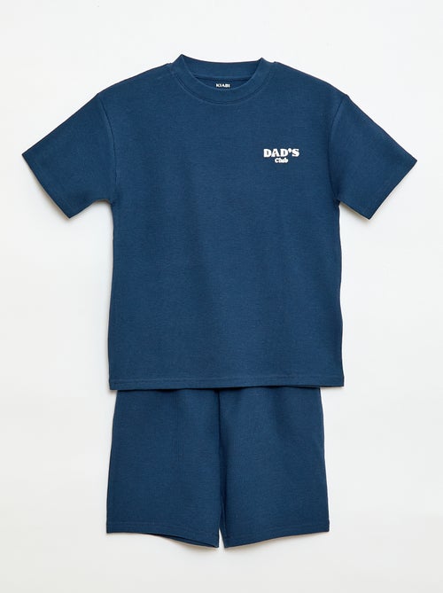 Pyjama court 2 pièces  short + T-shirt - Kiabi