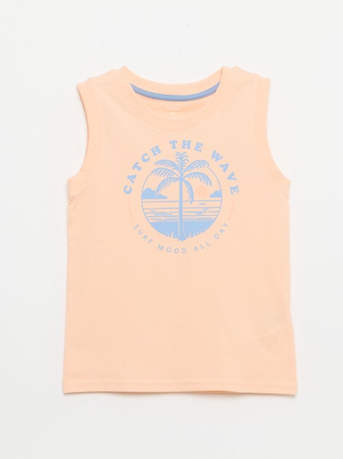 Pyjama court débardeur + court - 2 pièces - Kiabi