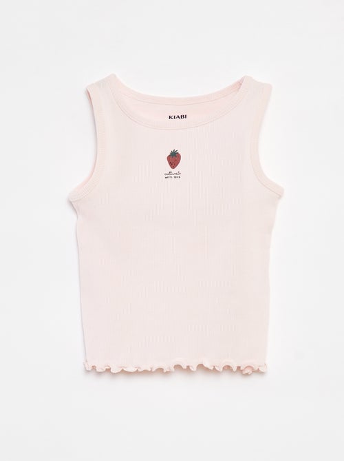 Pyjama court débardeur + short - 2 pièces - Kiabi