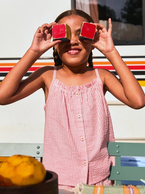 Pyjama court débardeur + short - 2 pièces - Kiabi