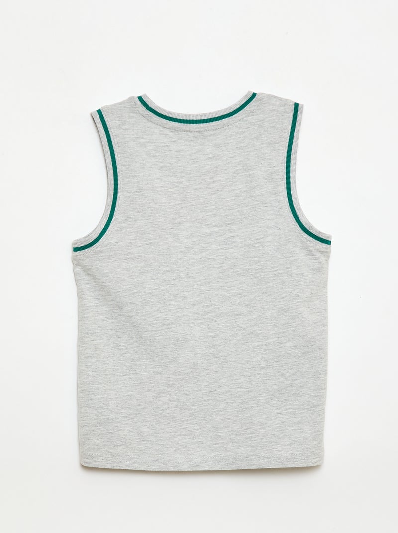 Pyjama court débardeur + short - 2 pièces Vert - Kiabi