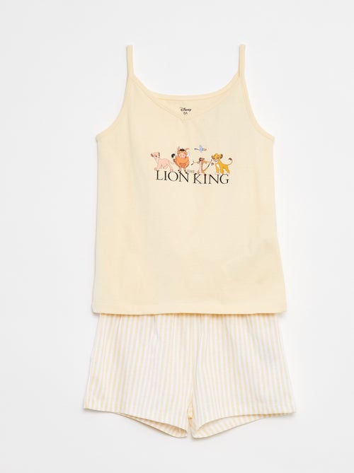 Pyjama court débardeur + short 'Disney' - 2 pièces - Kiabi