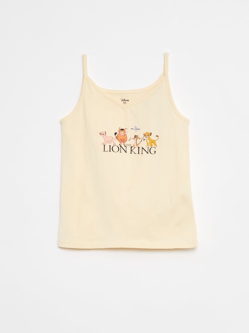 Pyjama court débardeur + short 'Disney' - 2 pièces - Kiabi