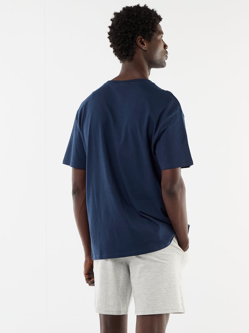 Pyjama court 'Superman' t-shirt + short - 2 pièces Bleu - Kiabi