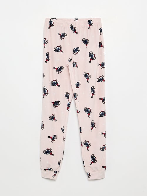 Pyjama de Noël 'Disney' 2 pièces - Sweat + pantalon - Kiabi