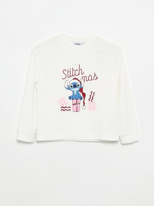 Pyjama de Noël 'Disney' 2 pièces - Sweat + pantalon - Kiabi